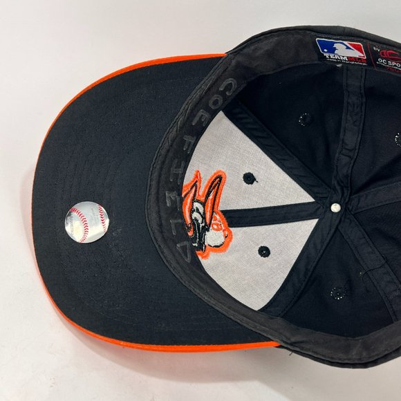 Baltimore Orioles Youth Kids MLB Strap Back Cap Hat Black Orange Baseball OC - Picture 11 of 15